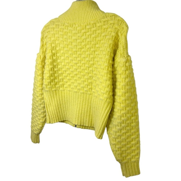 Maeve x Anthropologie - Women’s Wool Textured Cardigan, in Butter Yellow Small - Picture 9 of 17